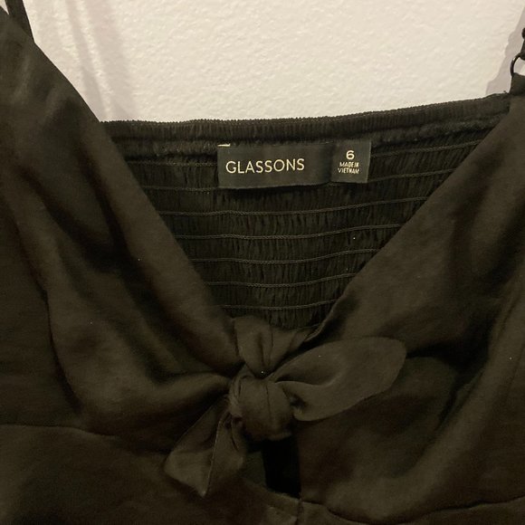 Silky Tie Front Cami - Picture 4 of 4